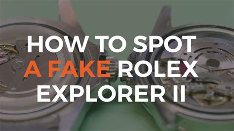 how to spot a fake rolex explorer ii|alternatives to rolex explorer.